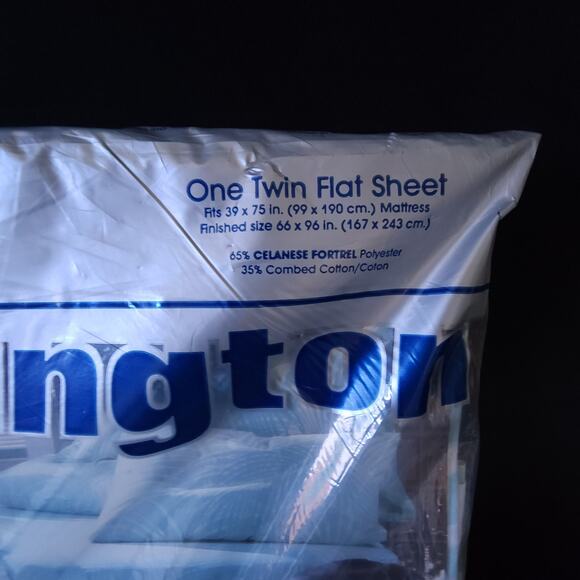 Vintage Burlington No-Iron Percale Floral Twin Sheet 4 Pcs Set Tropical Green - Picture 5 of 10